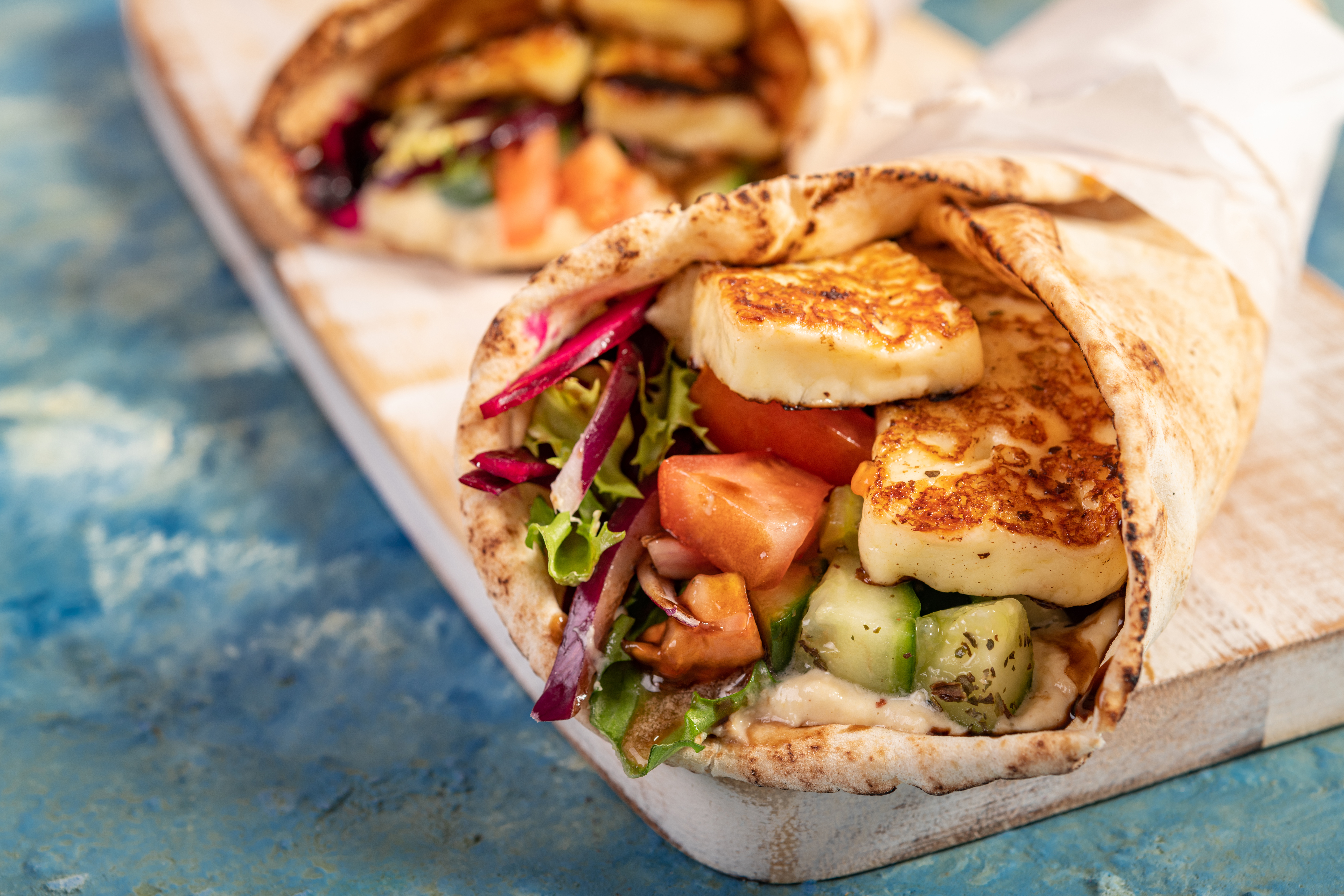 Recette de Wrap Halloumi AOP Salakis