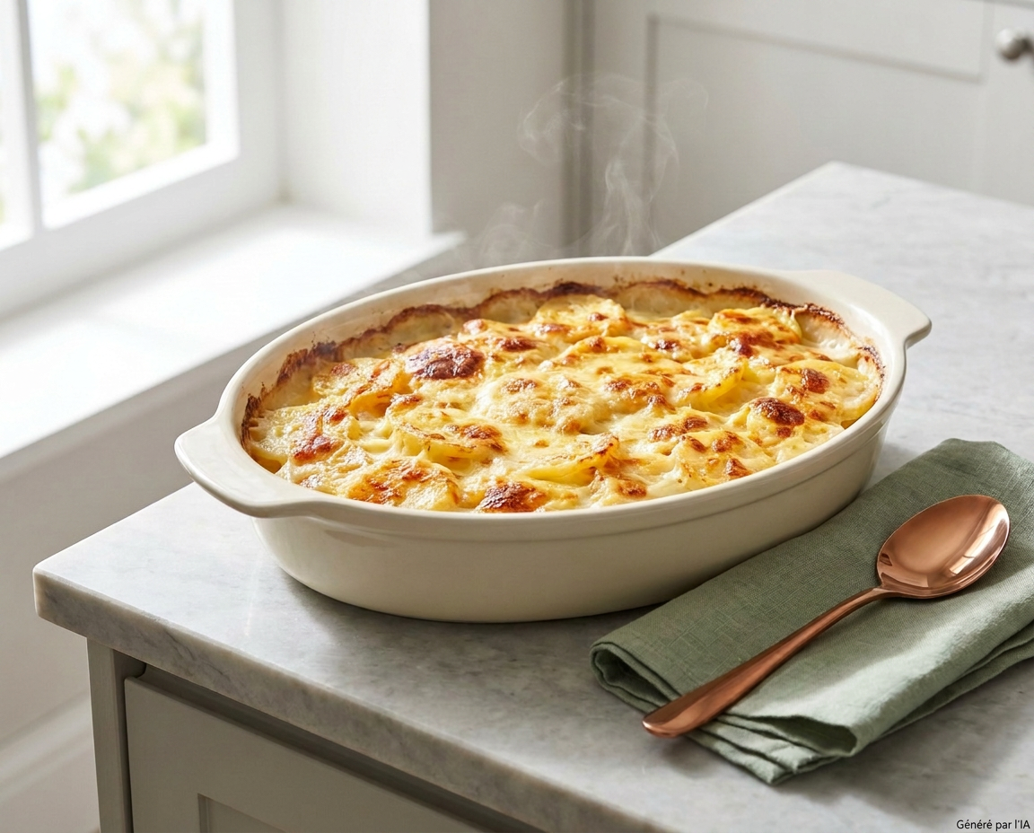 Recette de Gratin dauphinois au Comté Président