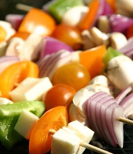 Recette de Brochettes multicolores