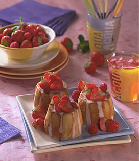 Recette de Charlottines aux fraises