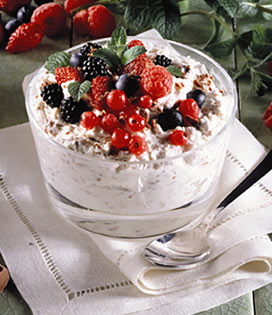 Recette de Coupe de Ricotta et Fruits des Bois