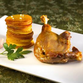 Confit de canard : cuisson et accompagnements