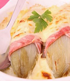 Recette de Endives au jambon