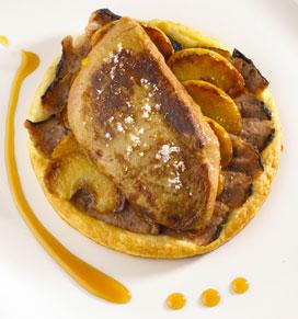 Recette de Feuilleté de pommes et foie gras du Sud-Ouest
