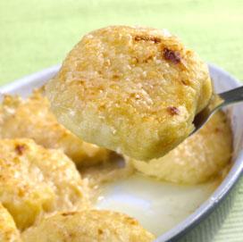 Recette de Gnocchis de pommes de terre au parmesan en gratin