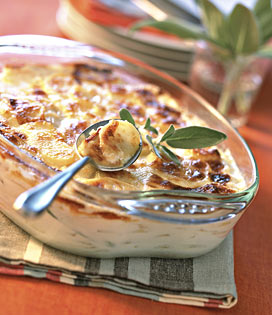 Recette de Gratin de Pommes de Terre Parfumé à la Sauge