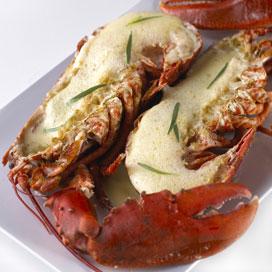 Recette de Homard grillé, sabayon au champagne