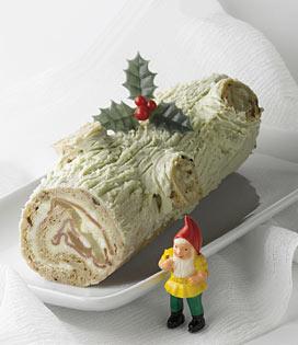 Recette de La bûche de Noël au roquefort