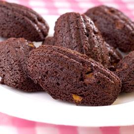 Recette de Madeleines au chocolat et pommes