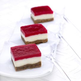 Recette de Mini bavarois de yaourt à la framboise