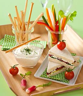 Recette de Mini sandwich Tzatziki