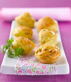 Recette de Minis muffins au blanc de dinde et curry 