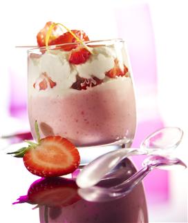 Recette de Mousse légère de fraises