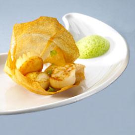 Recette de Noix de Saint-Jacques et persillade crémée