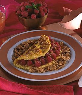 Recette de Omelette soufflée aux Framboises