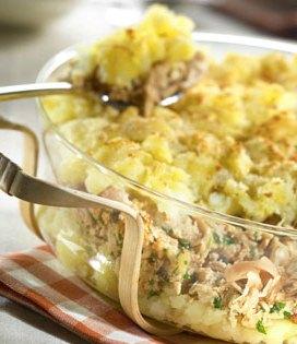 Recette de Parmentier de veau confit d'oignons