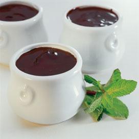 Recette de Petits pots de chocolat, saveur mentholée