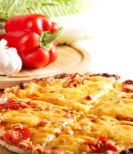 Recette de Pizza express aux 3 fromages