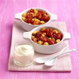 Recette de Poêlée de fraises aux palets bretons
