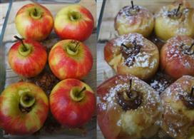 Recette de Pomme au four Spéculoos et sirop d'érable