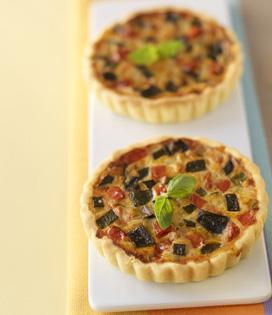 Recette de Quiche à la ratatouille