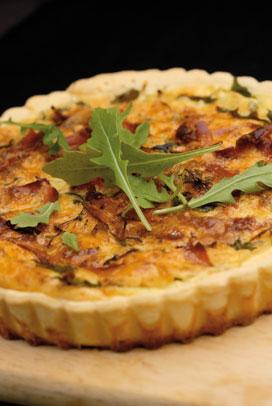 Recette de Quiche à la roquette