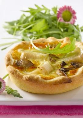 Recette de Quiche aux poireaux