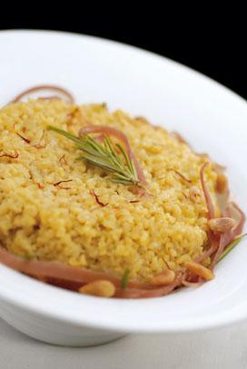 Recette de Risotto de boulghour safrané 