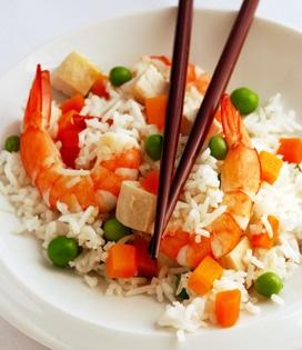 Recette de Riz cantonais aux crevettes 