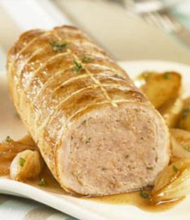 Recette de Rôti de veau aux oignons confits