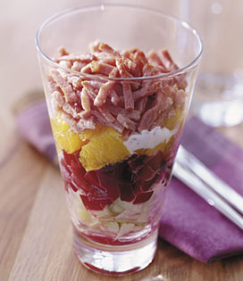 Recette de Salade de Betterave et d'Orange au Bacon