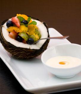 Recette de Salade fruits coco