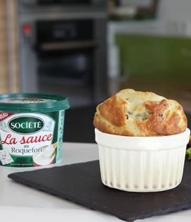 Recette de Soufflés à La Sauce au Roquefort Société