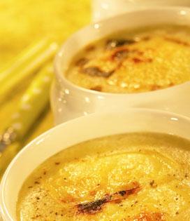 Recette de Soupe à l'oignon gratinée au Chaussée aux Moines