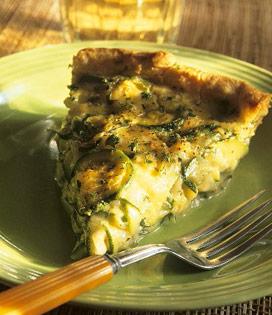 Recette de Tarte Courgette au Roquefort Société