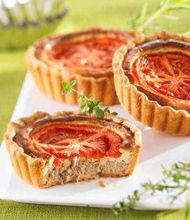 Recette de Tarte au thon et à la tomate