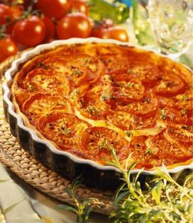 Recette de Tarte aux Légumes du soleil Rondelé piments d'Espelette & poivron doux