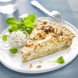 Recette de Tarte aux endives et aux poires