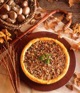 Recette de Tarte d'Automne aux champignons