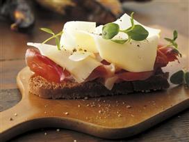 Recette de Tartine de jambon de Bayonne et tranches de P’tit Basque Istara