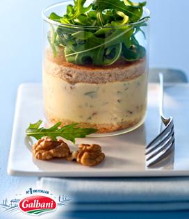 Recette de Tiramisu au gorgonzola et noix