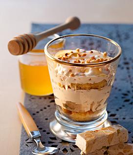 Recette de Tiramisu au miel et nougat