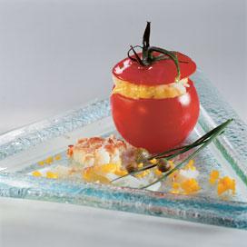 Recette de Tomates farcies au crabe