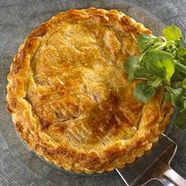 Recette de Tourte jambon-poireau