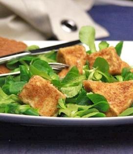 Recette de Triangle de camembert Lanquetot pané aux spéculoos