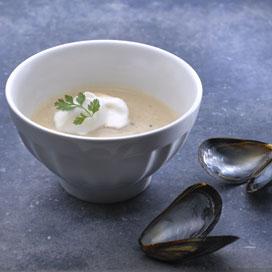 Velouté de moules - 5 ingredients 15 minutes