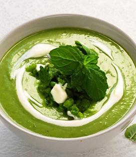 Recette de Velouté de petits pois au Plaisir de Nature de Président