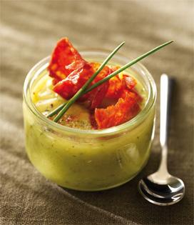 Recette de Velouté de pois cassés au chorizo