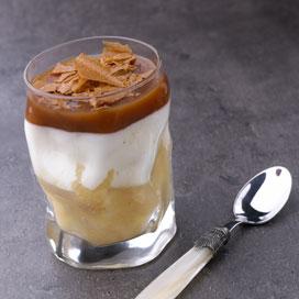 Recette de Verrine de pêches