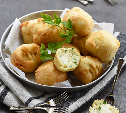 Recette de Croquettes de pommes de terre au Société Crème 